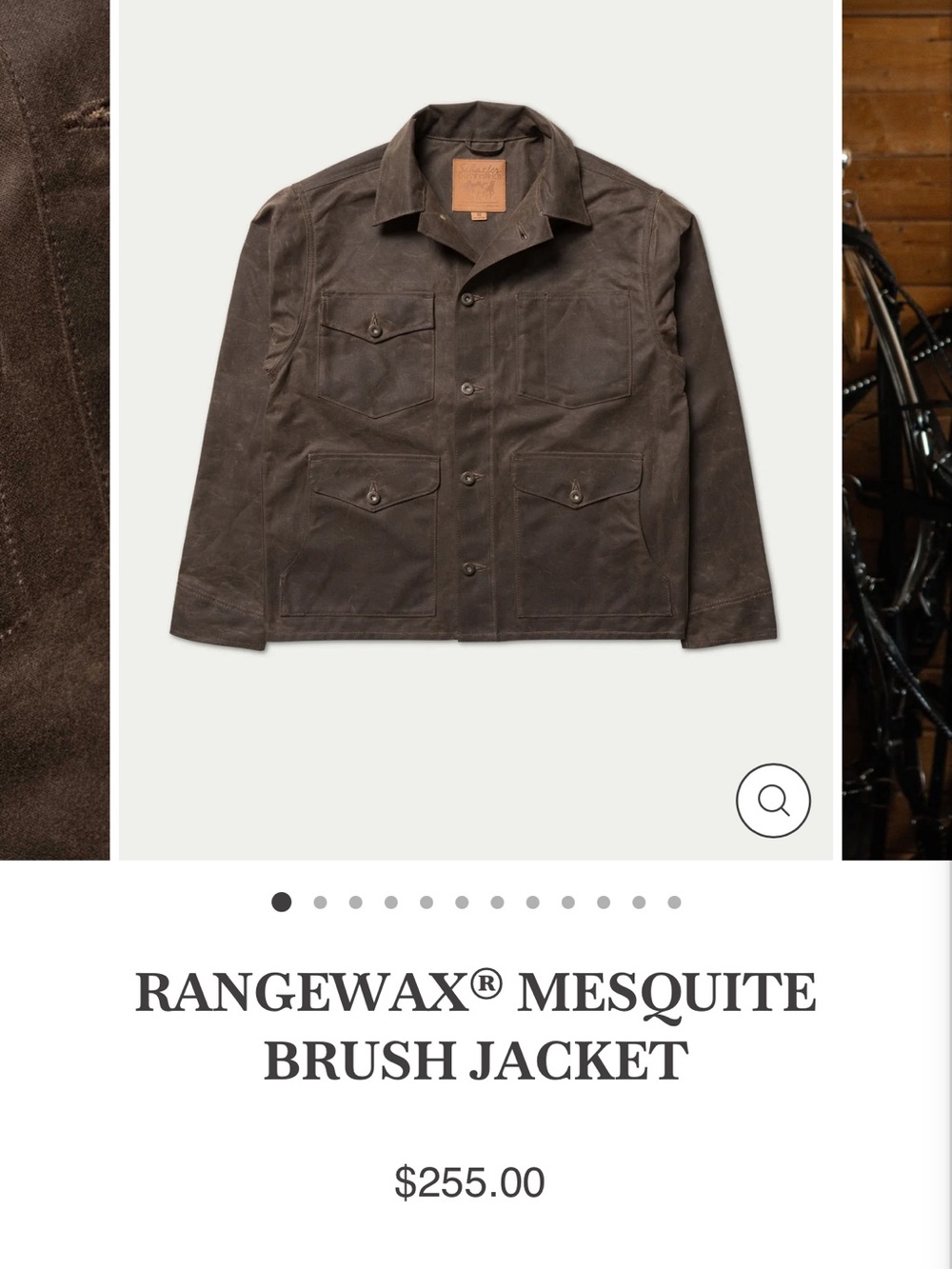 Schaefer Outfitter RangeWax Brush Jacket